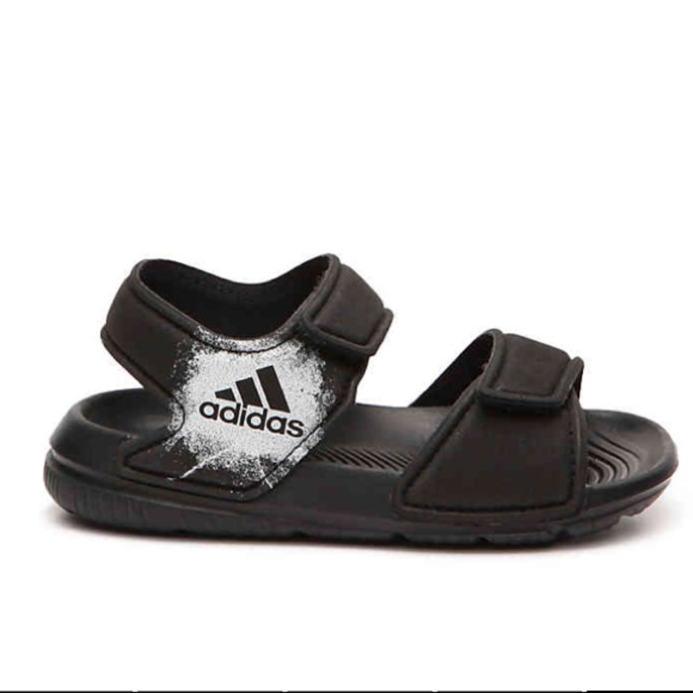Black Adidas toddler sandals
